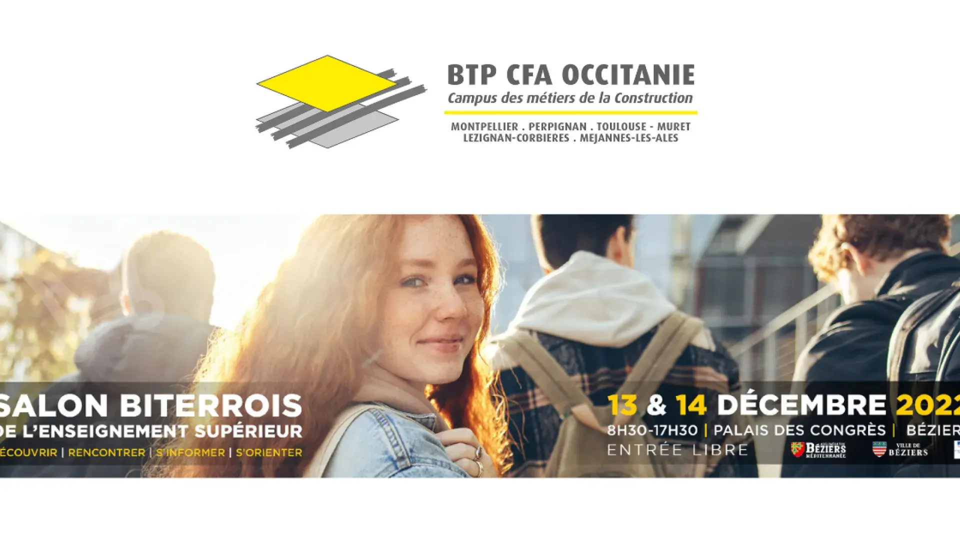 Présence de BTP CFA Occitanie au SALON ENSEIGNEMENT SUPERIEUR