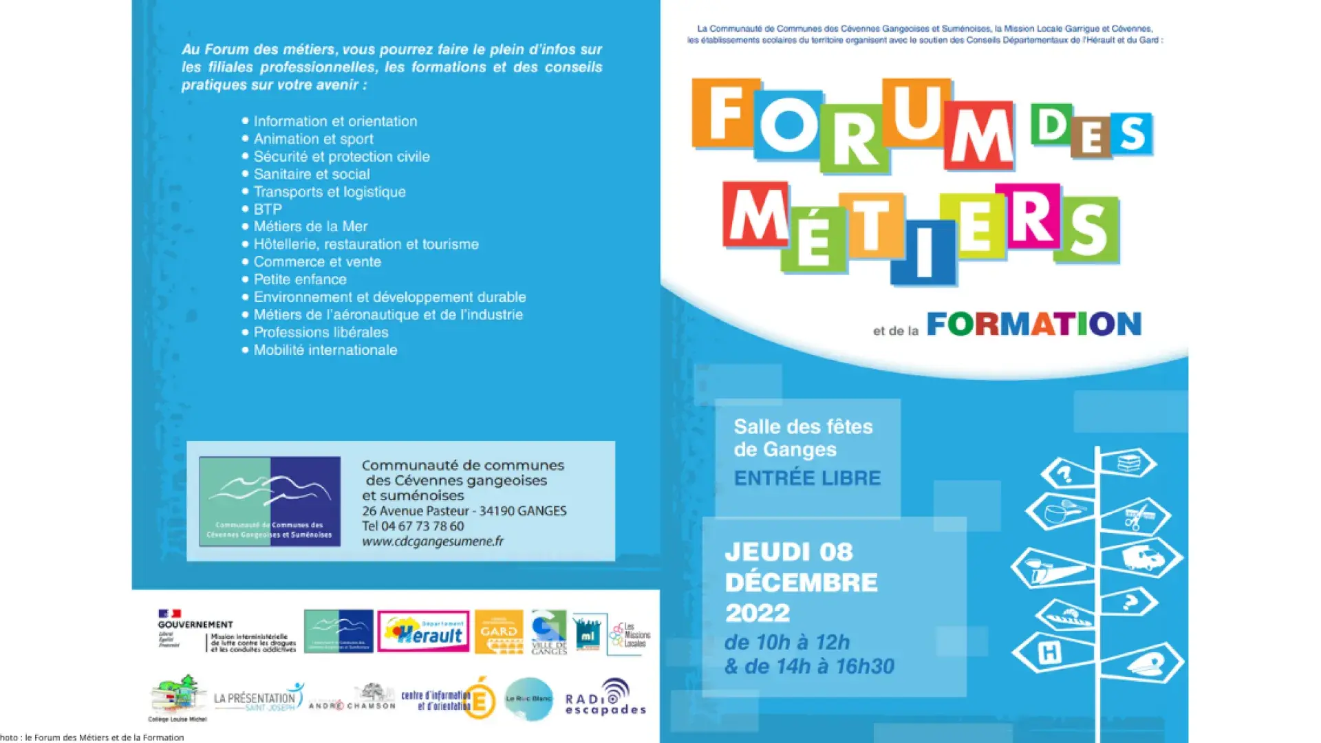Présence du Campus de Montpellier au Forum des Métiers et de la Formation 
