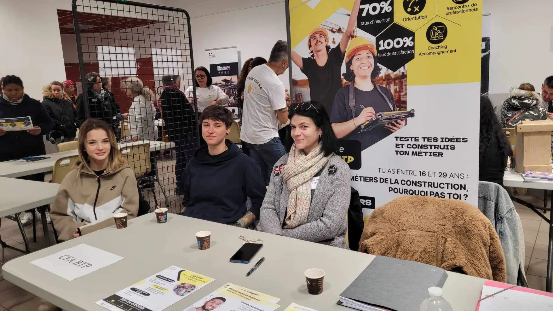 Forum des métiers au féminin - stand