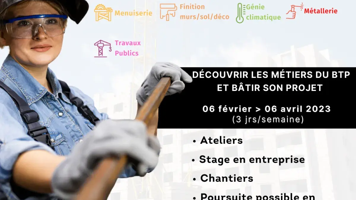 prépa apprentissage au féminin BTP CFA OCCITANIE