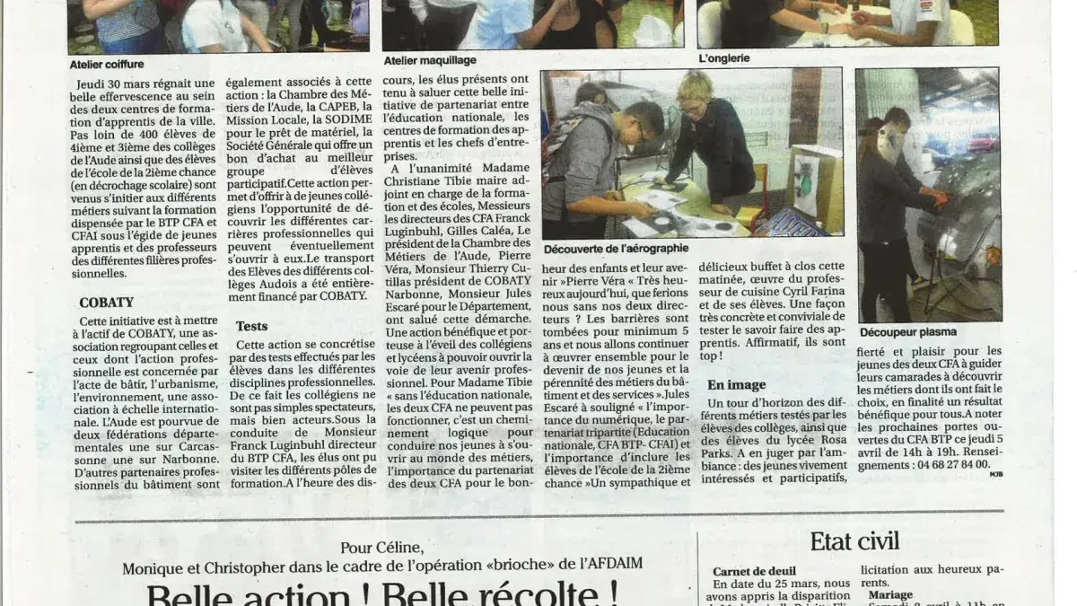 CAP APPRENTISSAGE BTP CFA Occitanie