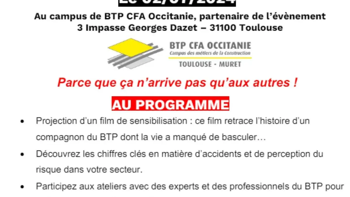 à vos agendas - oppbtp