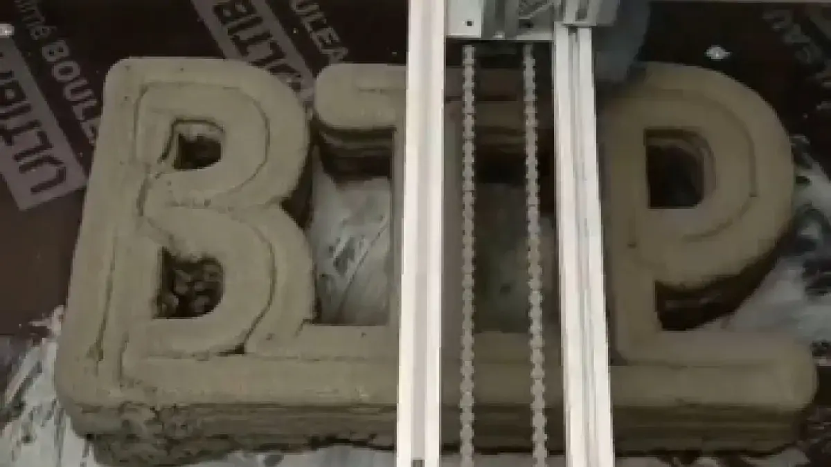 imprimante 3D béton