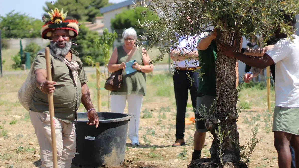 visite du Chef Papou