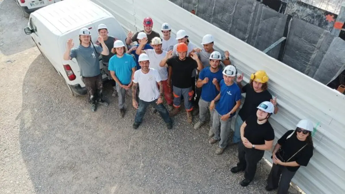 Visite chantier société GIRAUD