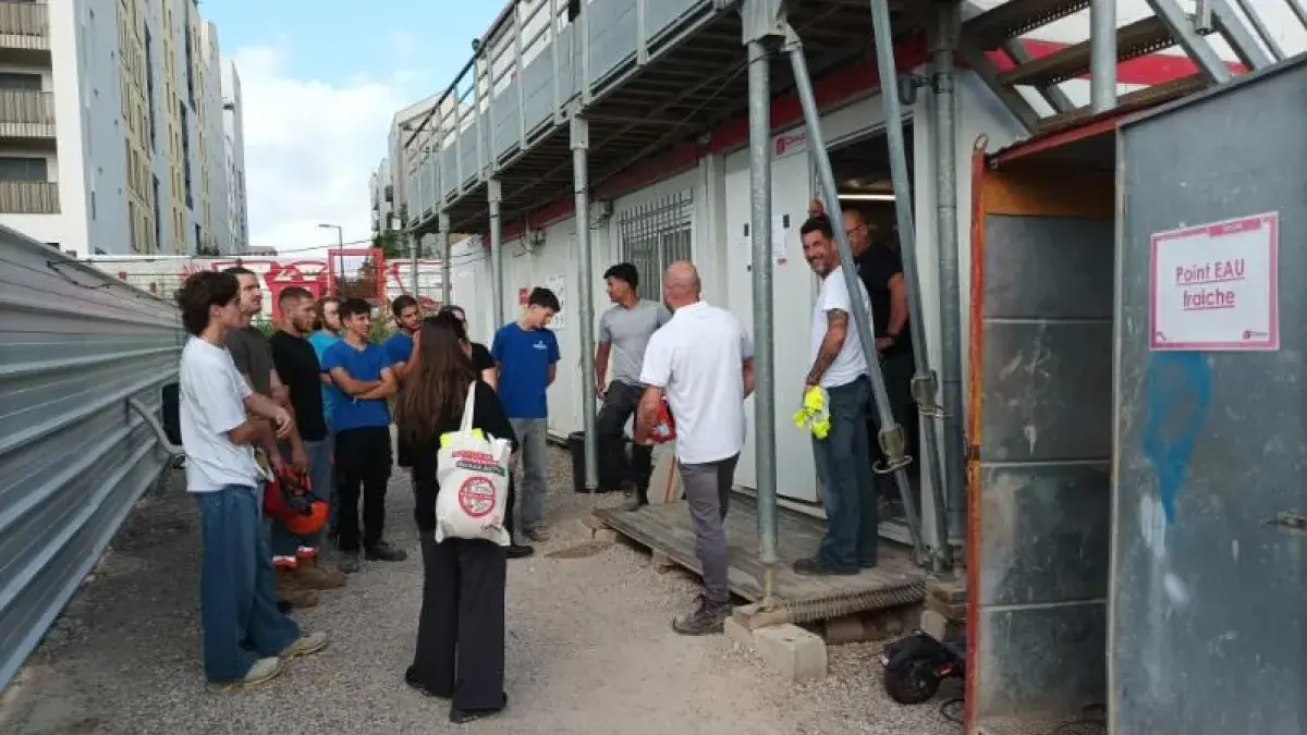 Visite chantier société GIRAUD