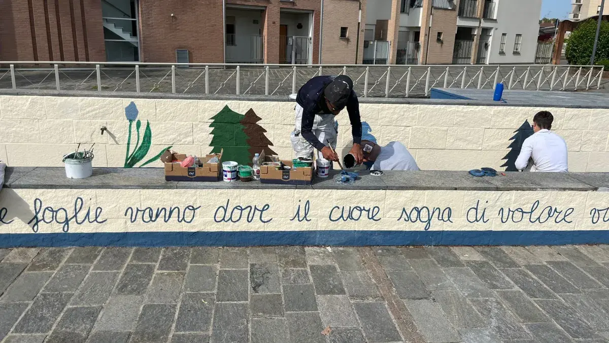 chantier peinture en Italie