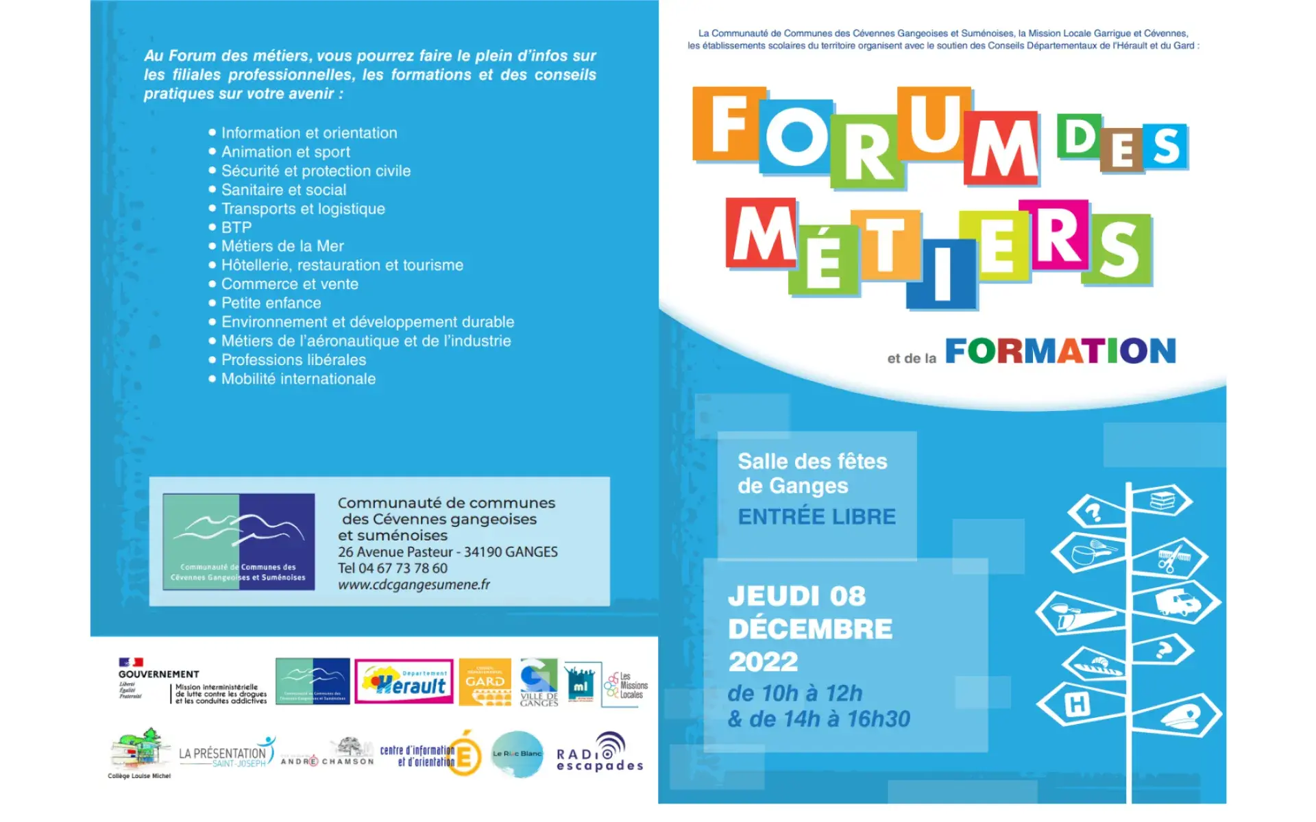 Présence du Campus de Montpellier au Forum des Métiers et de la Formation BTP CFA Occitanie