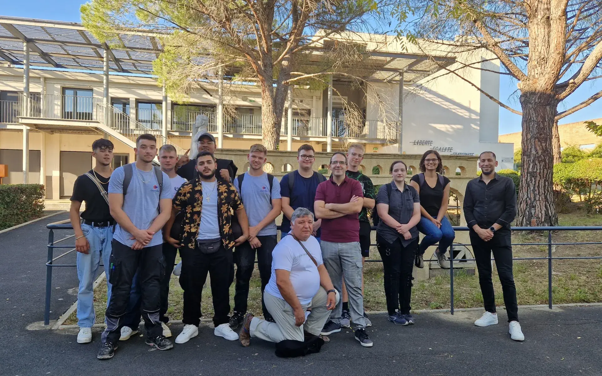 Visite des apprentis de Heidelberg