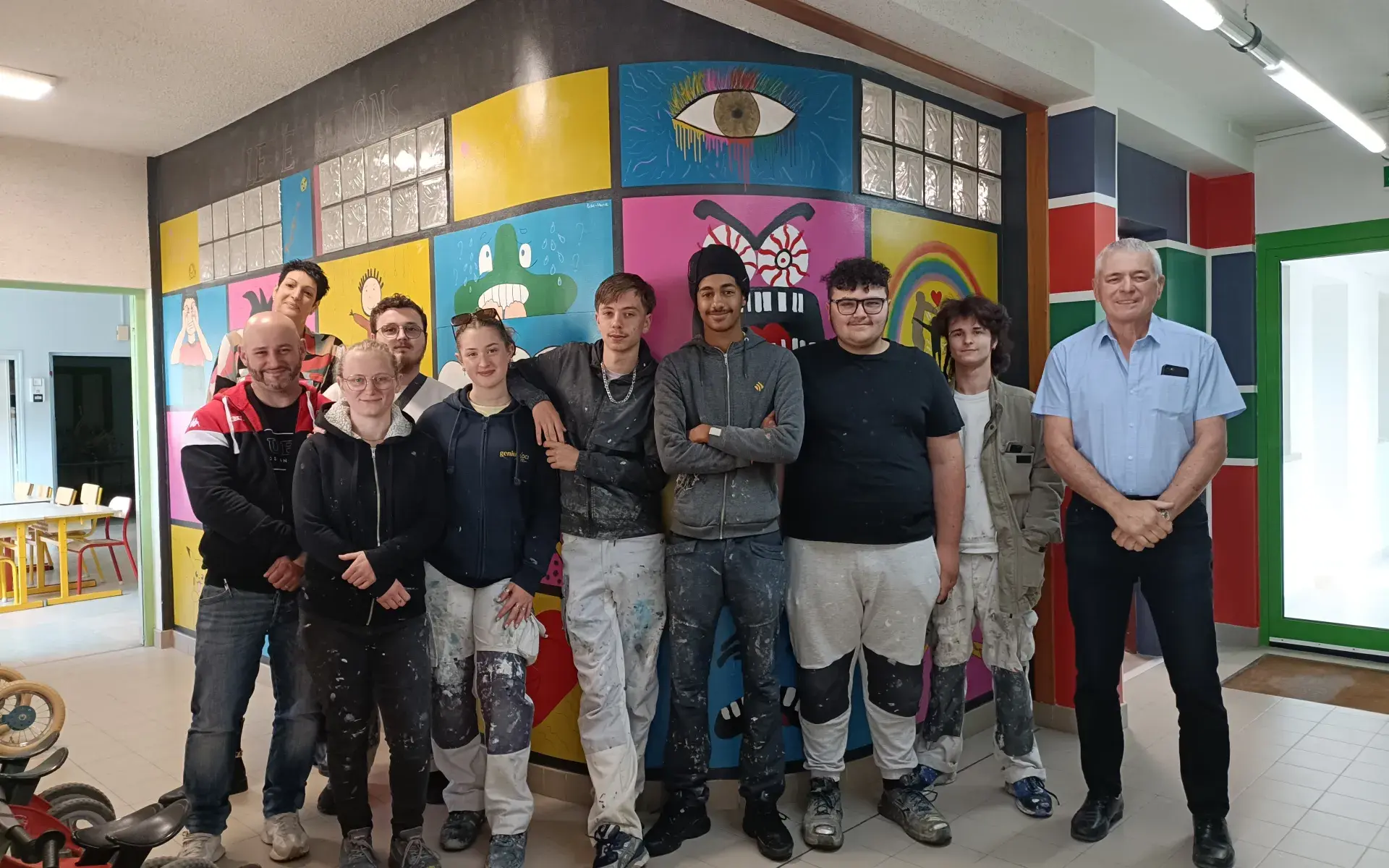 FRESQUE ECOLE PRIMAIRE
