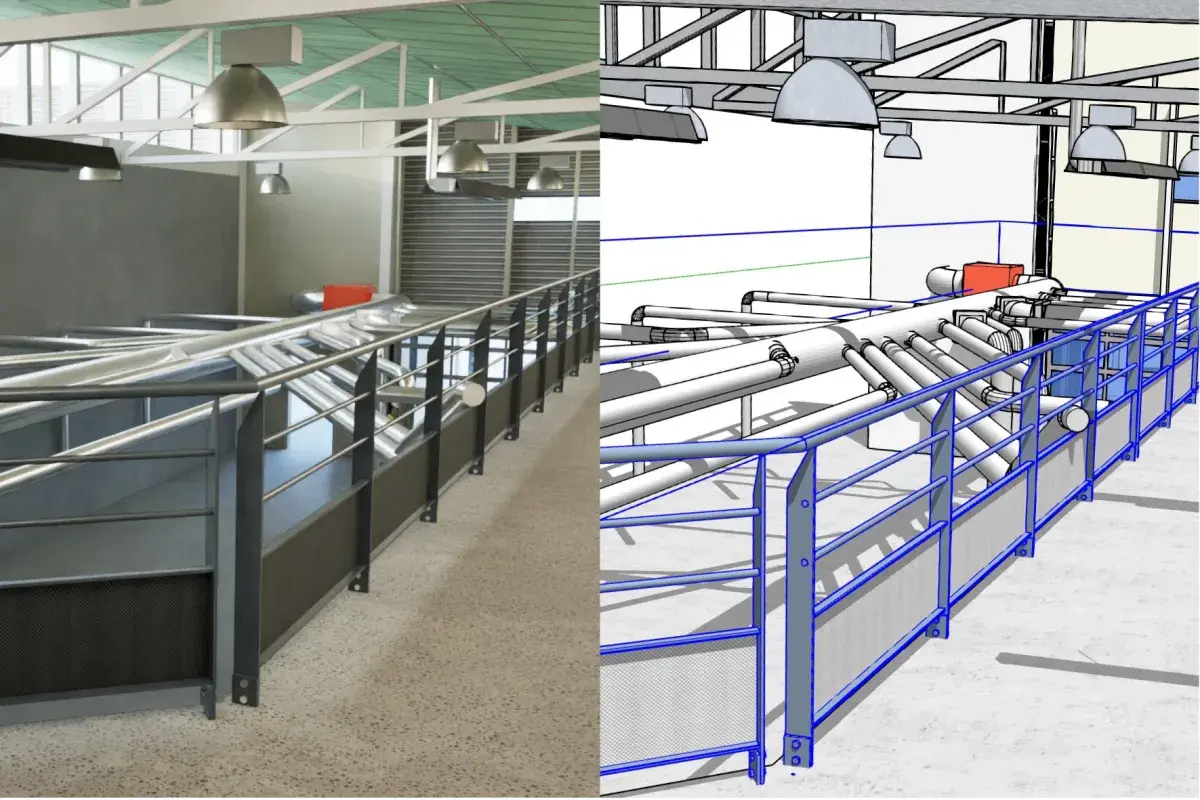 bâtiment réel & maquette numérique